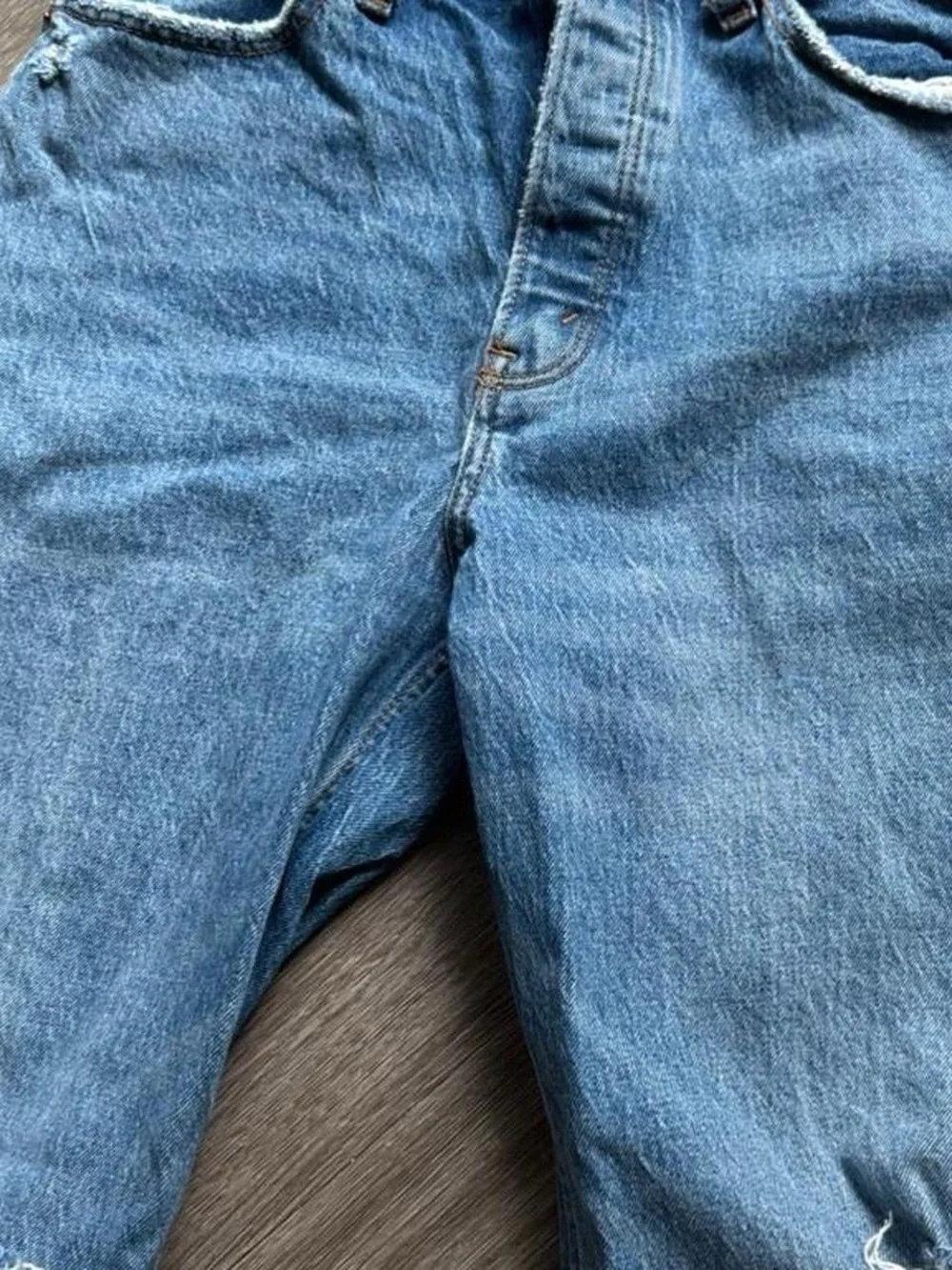 Abercrombie & Fitch "The Dad" High Rise Ripped Jeans - Picture 3 of 6